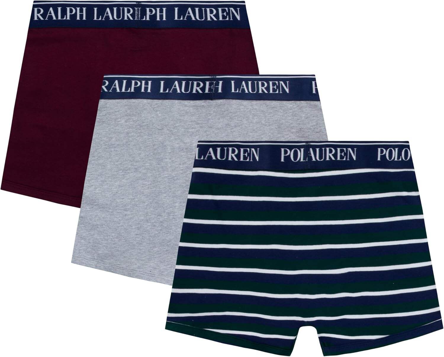 POLO RALPH LAUREN Boys' 3-Pack Boxer Briefs