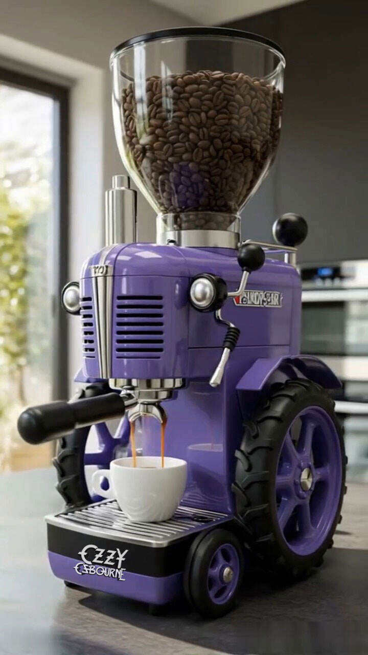 🔥Limited Time Offer💖Bold Design tractor Coffee Maker- Ozzy Co-branded