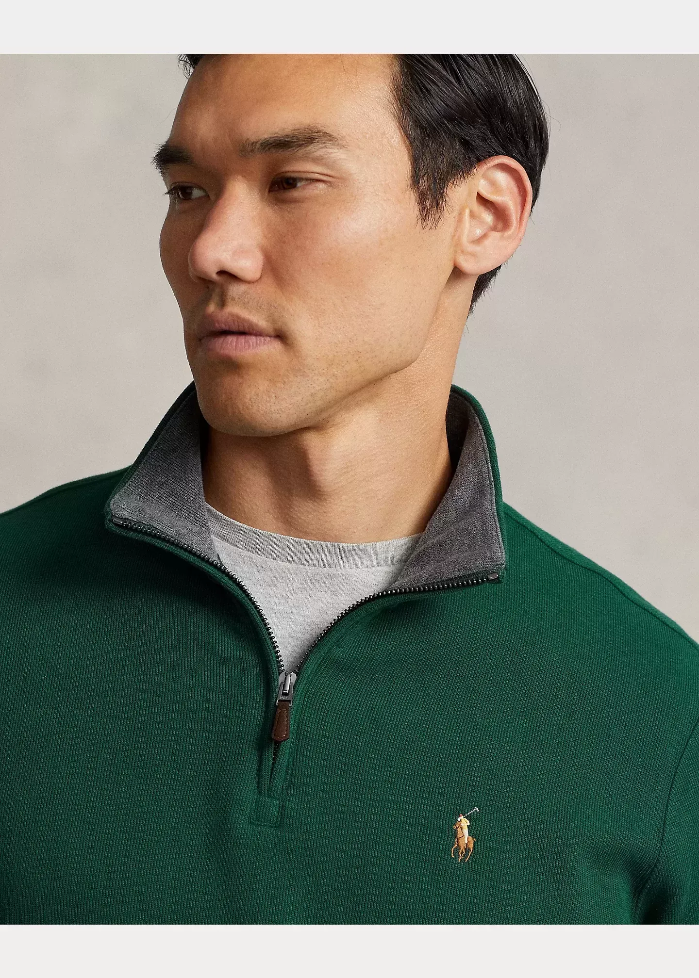 Polo Ralph Lauren Estate-Rib Quarter-Zip Pullover
