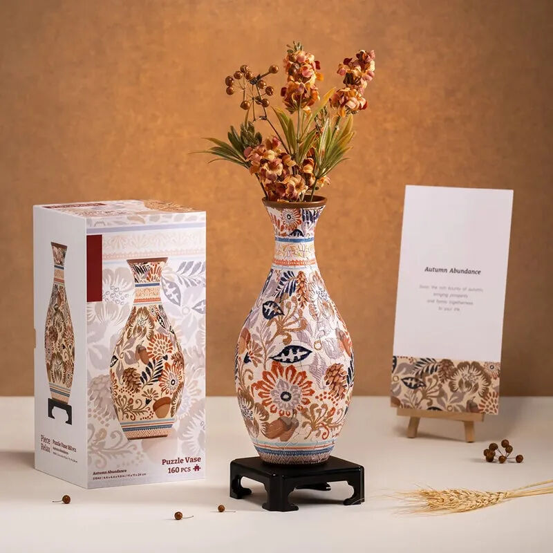 🎄3D Art Puzzle Vase - Store Anniversary Hot Sale