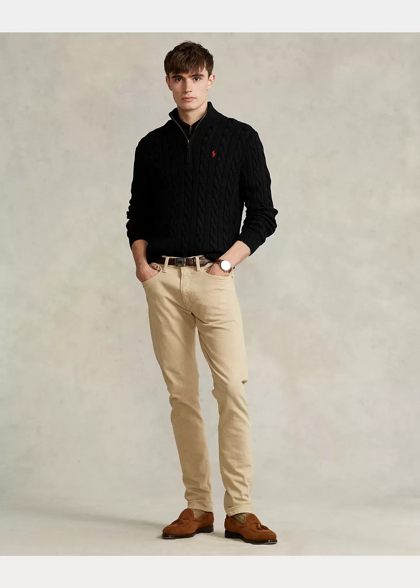 Polo Ralph Lauren Cable-Knit Cotton Sweater