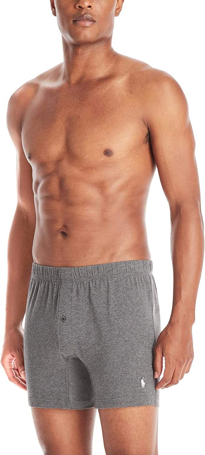 Polo Ralph Lauren Men's Classic Fit Knit Boxers 3 Pack