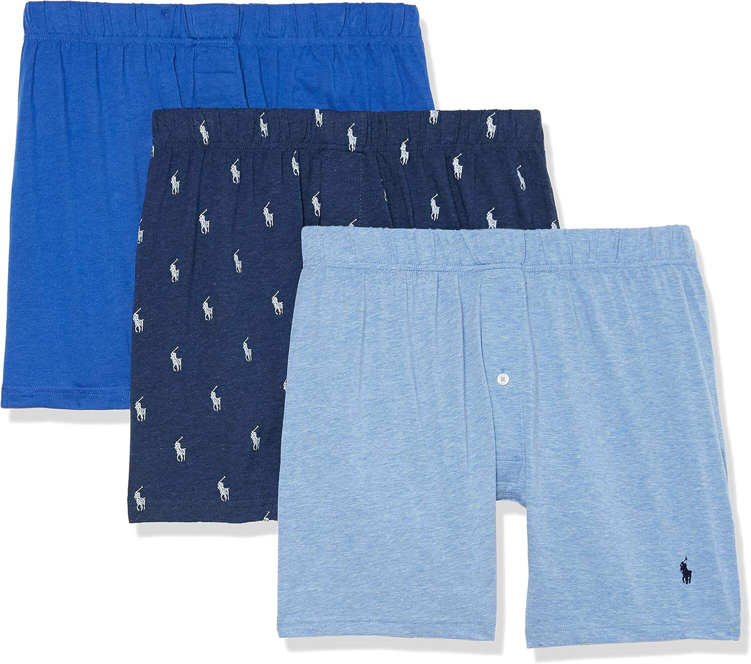 Polo Ralph Lauren Men's Classic Fit Knit Boxers 3 Pack