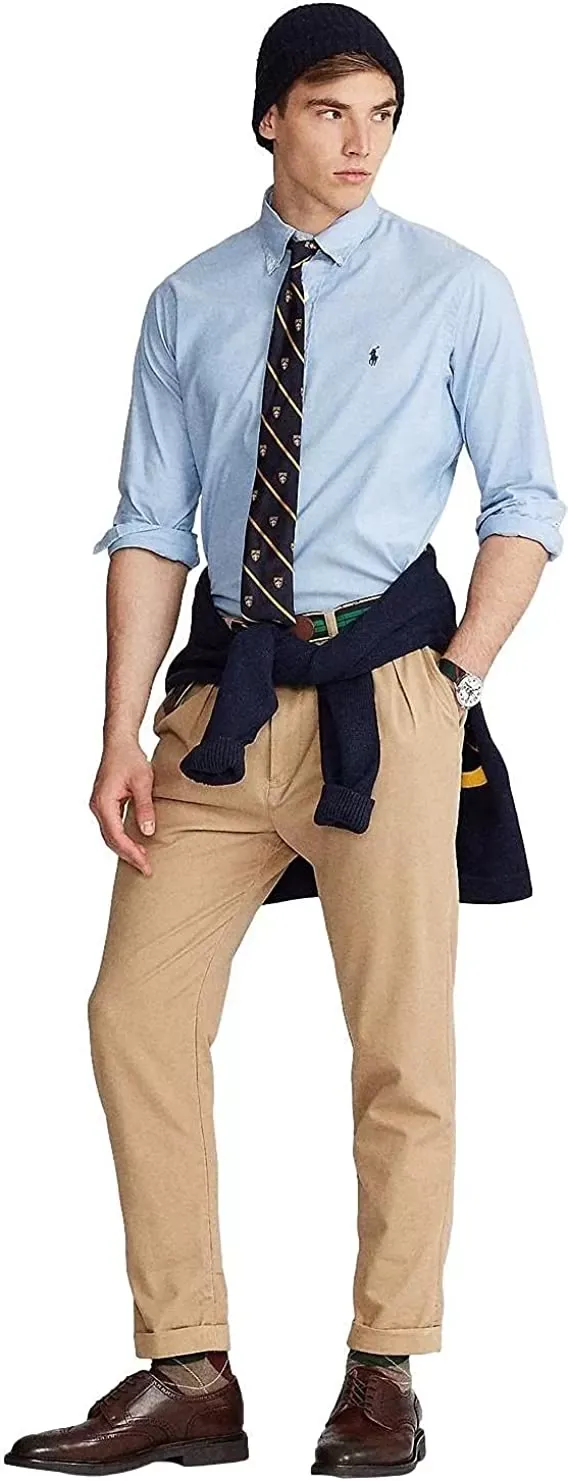POLO RALPH LAUREN Men's Long Sleeve Classic Oxford Shirt