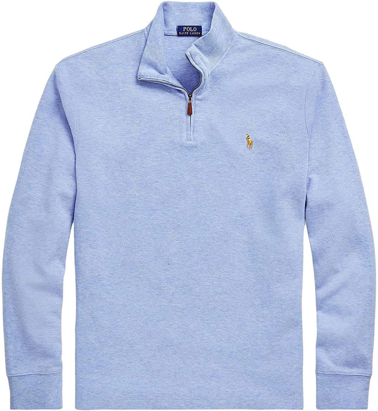 POLO RALPH LAUREN Men's Classic Estate-Rib Quarter-Zip Pullover Sweater