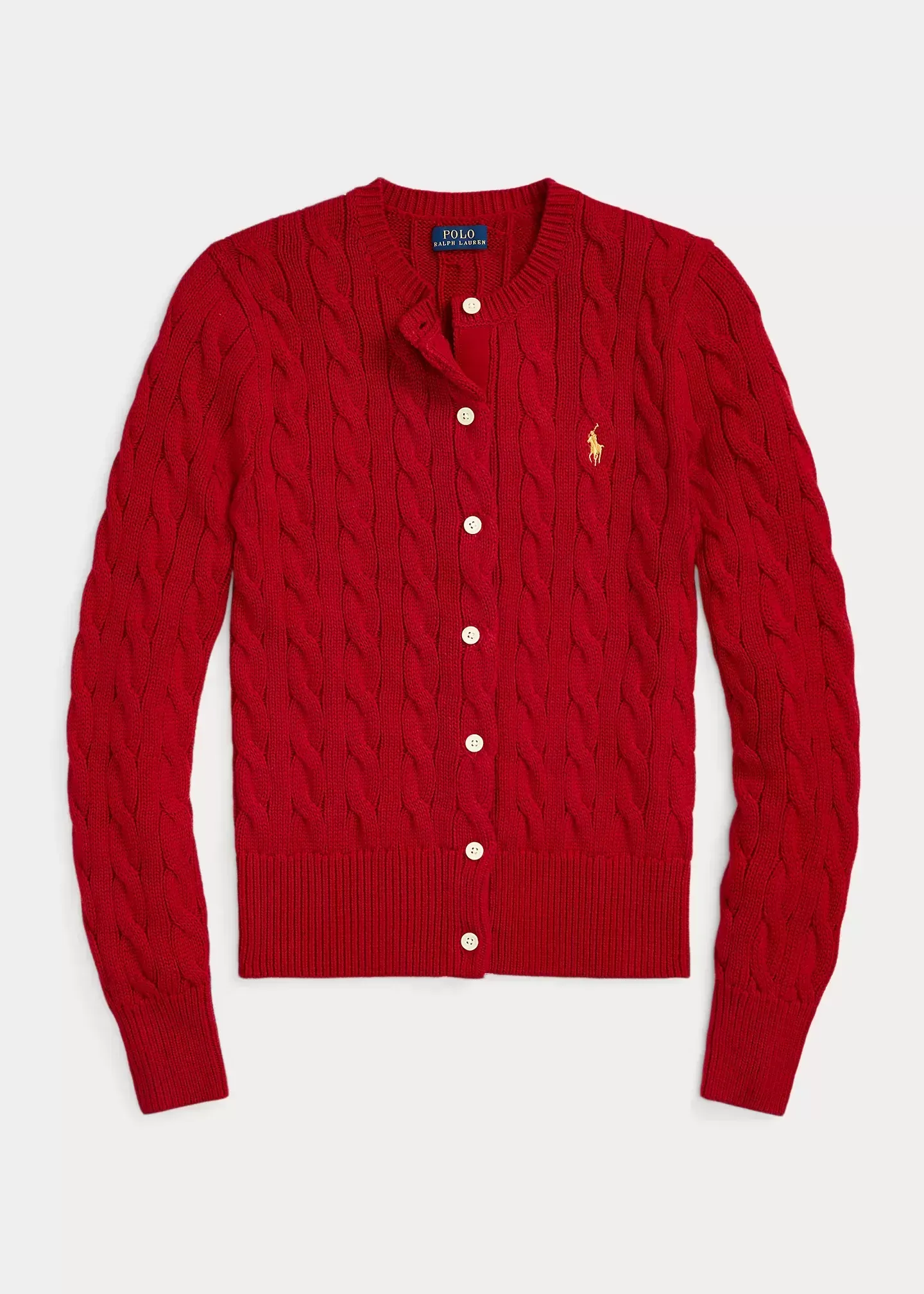 Polo Ralph Lauren Cable-Knit Cotton Cardigan