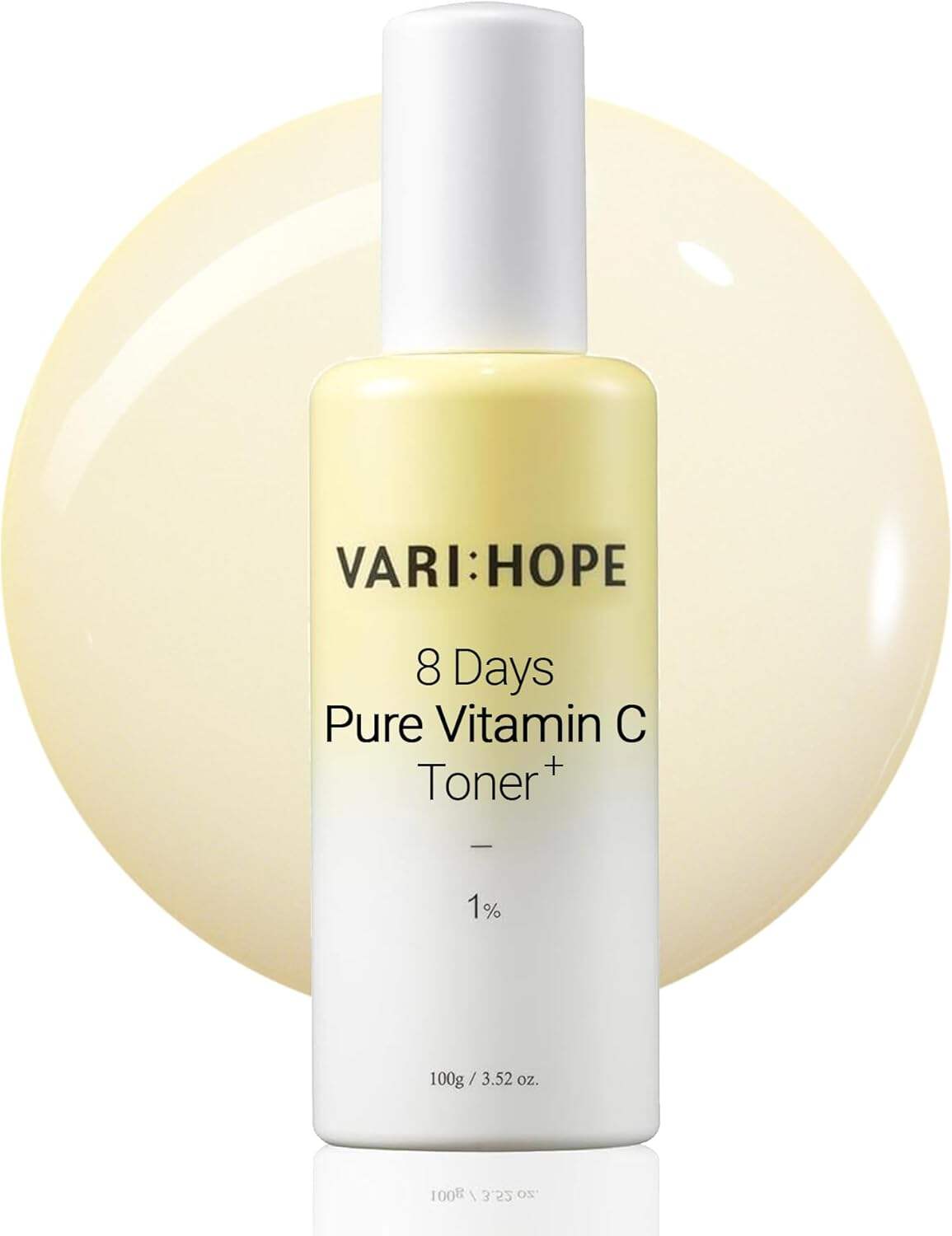 8 Days Pure Vitamin C Toner (3.5oz) - Hydrating, Mildly Acidic, Soothing Toner. Korean Skin Care. Stabilized Vitamin C, Kakadu Plum, Beta-Glucan.