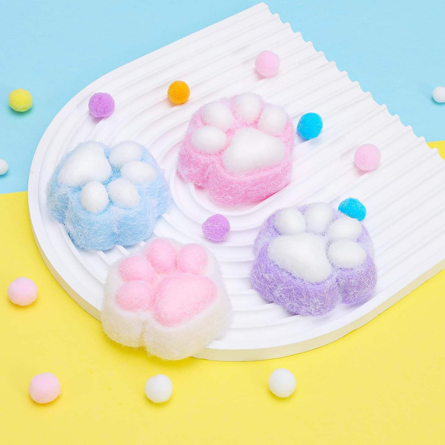 Big Taba Squishy Toys-3.15in, Handmade Ultra Soft Chick Taba Squishy Kit, Cute Fidget Toys Silicone Squeeze Toys for Kids & Adults Stress Relief