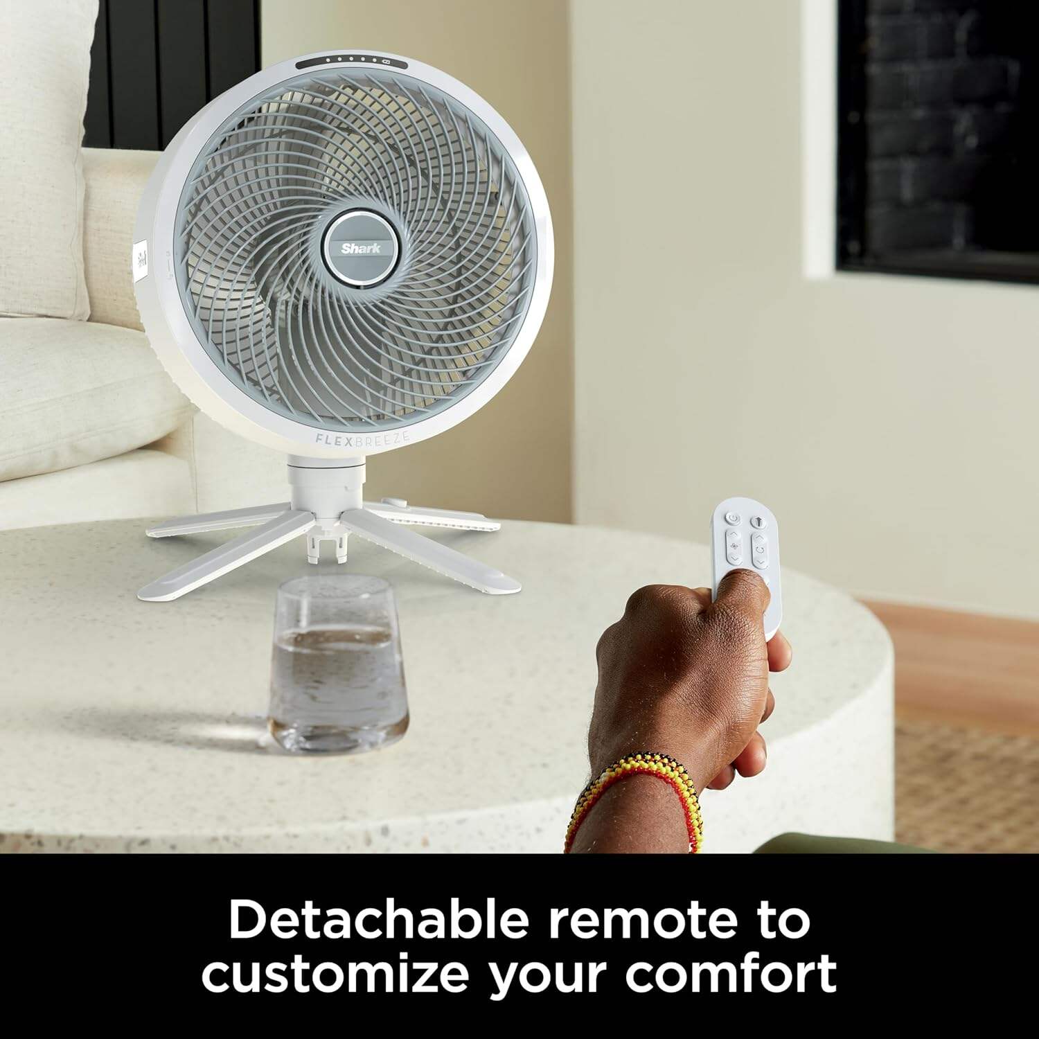 Shark FlexBreeze Pro Mist Fan — Indoor & Outdoor, Integrated Misting
