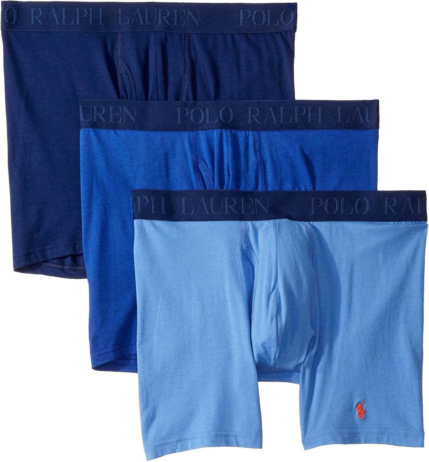 Polo Ralph Lauren Men's 4D Flex Cotton Modal Stretch Boxer Briefs (3 Pack)