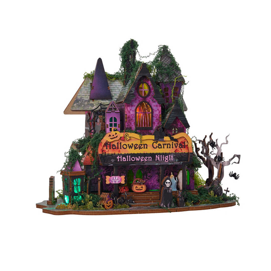 Halloween Night DIY Miniature House Kit