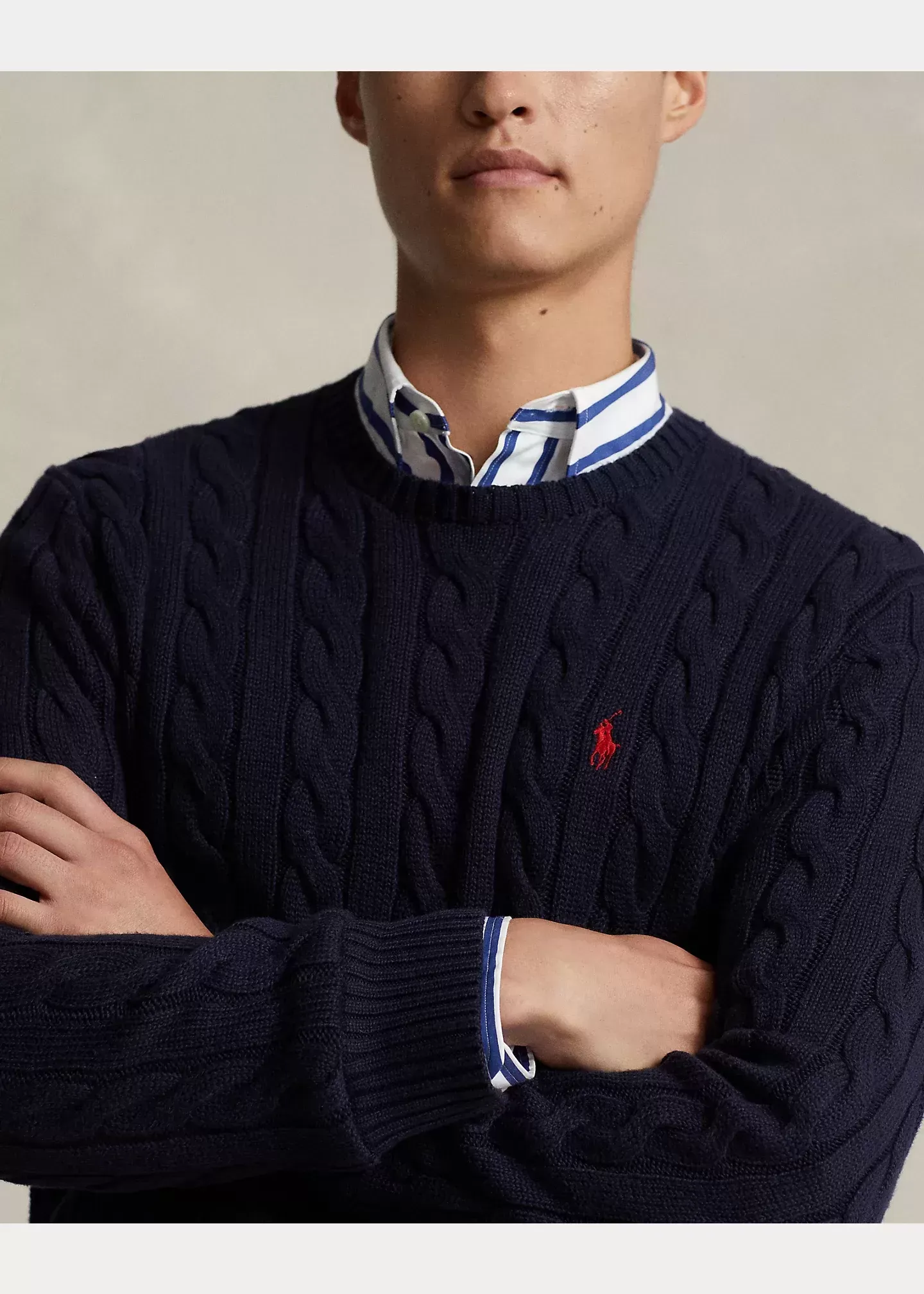 Polo Ralph Lauren Cable-Knit Cotton Sweater