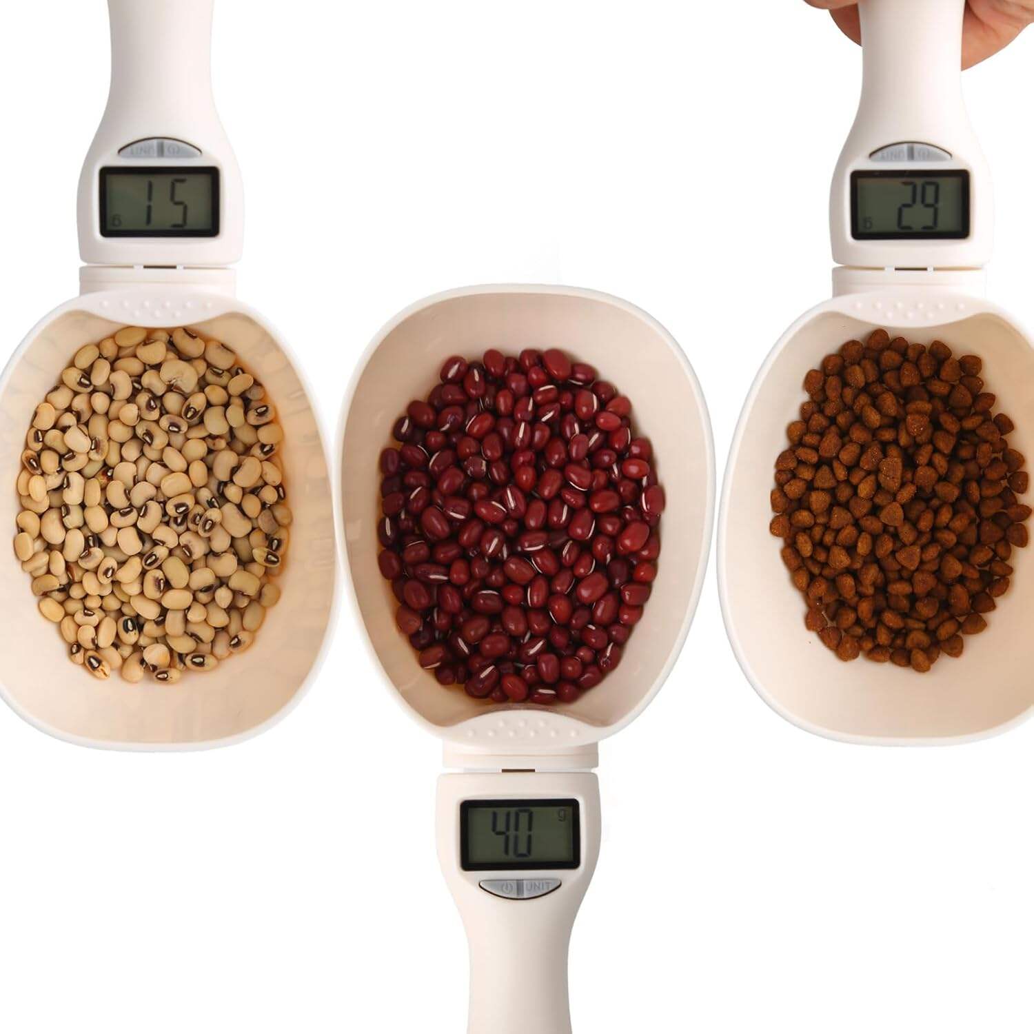 Digital Measuring Spoon, Digital Food Spoon Scale, Weighing Spoon Scale 800g / 0.1g High Accuracy with LCD Screen, Display Electronic Measuring Spoon for Kitchen Utensils and Daily Meals Pet Feeding