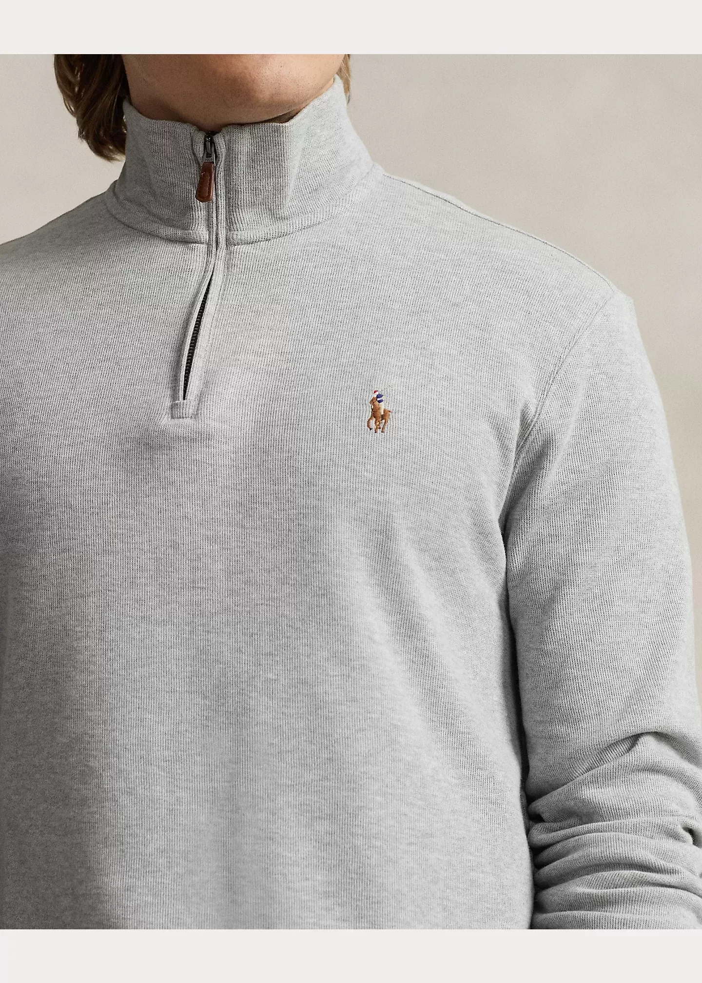 Polo Ralph Lauren Estate-Rib Quarter-Zip Pullover