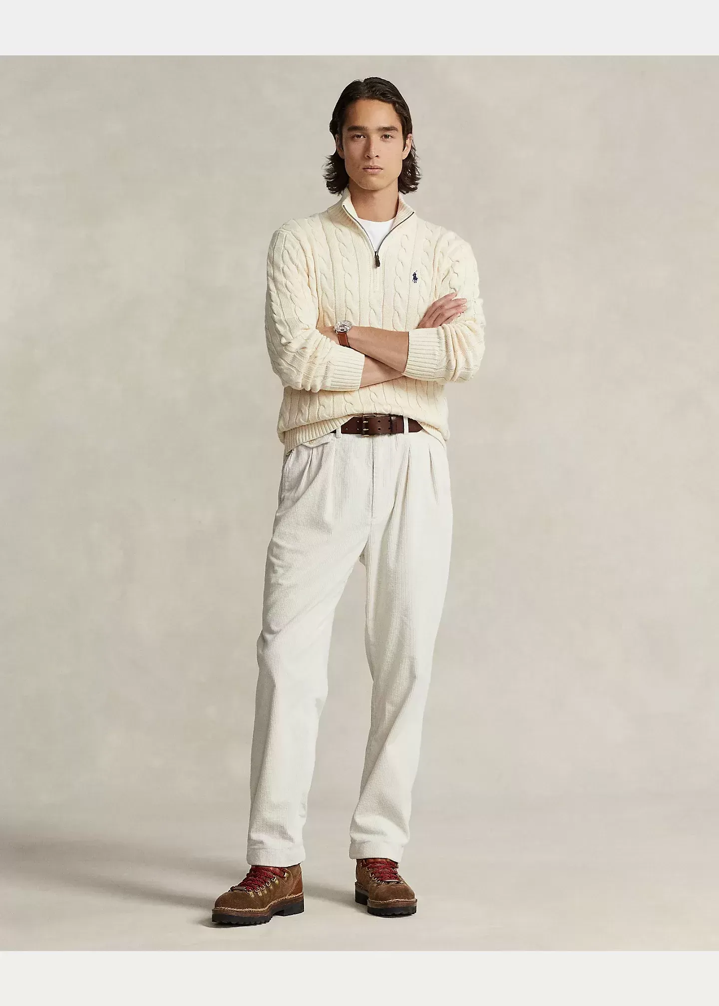Polo Ralph Lauren Cable-Knit Cotton Sweater