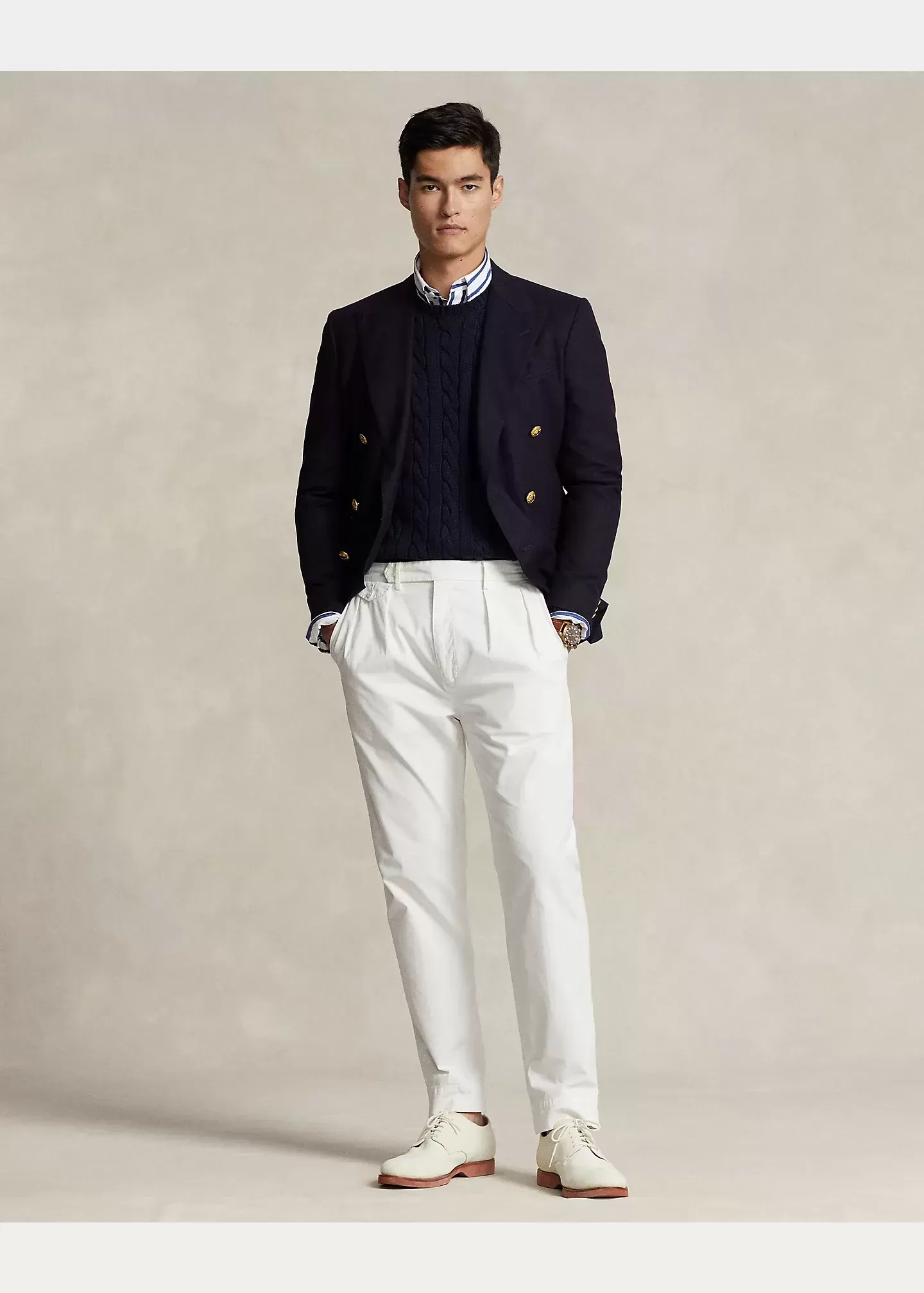 Polo Ralph Lauren Cable-Knit Cotton Sweater