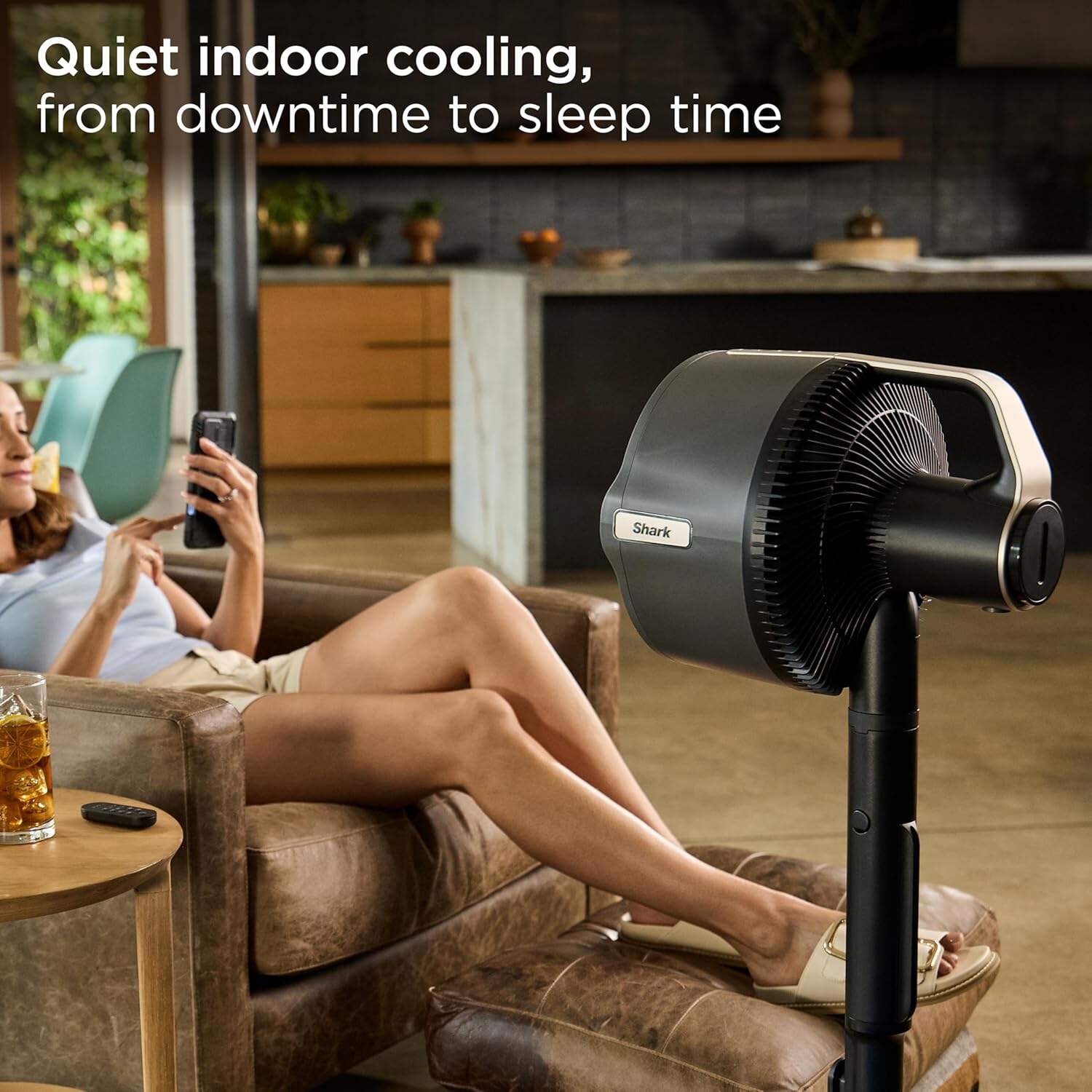 Shark FlexBreeze Pro Mist Fan — Indoor & Outdoor, Integrated Misting