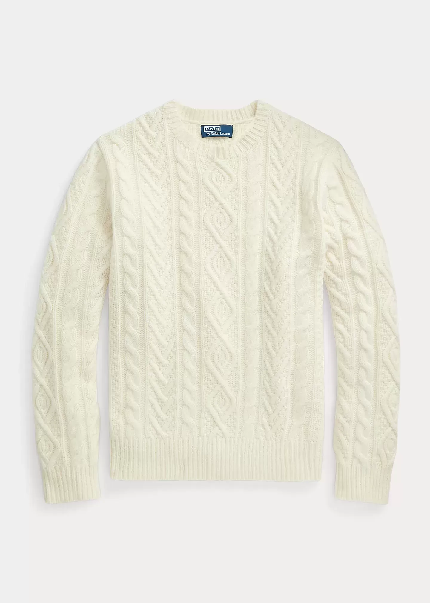 Polo Ralph Lauren Wool-Cashmere Fisherman��s Sweater