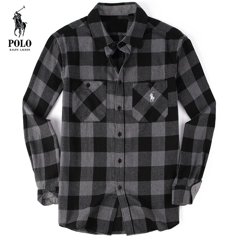 Ralph Lauren Men's flannel plaid shirt(Last day of limited time specials)