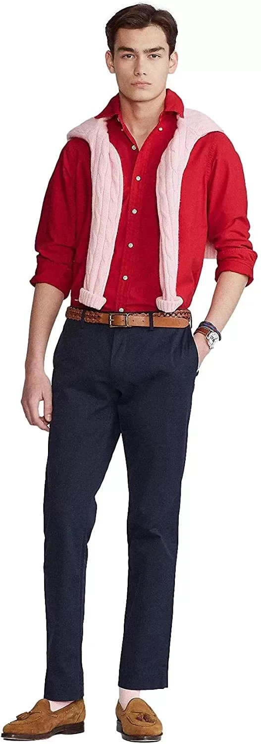 POLO RALPH LAUREN Men's Long Sleeve Classic Oxford Shirt