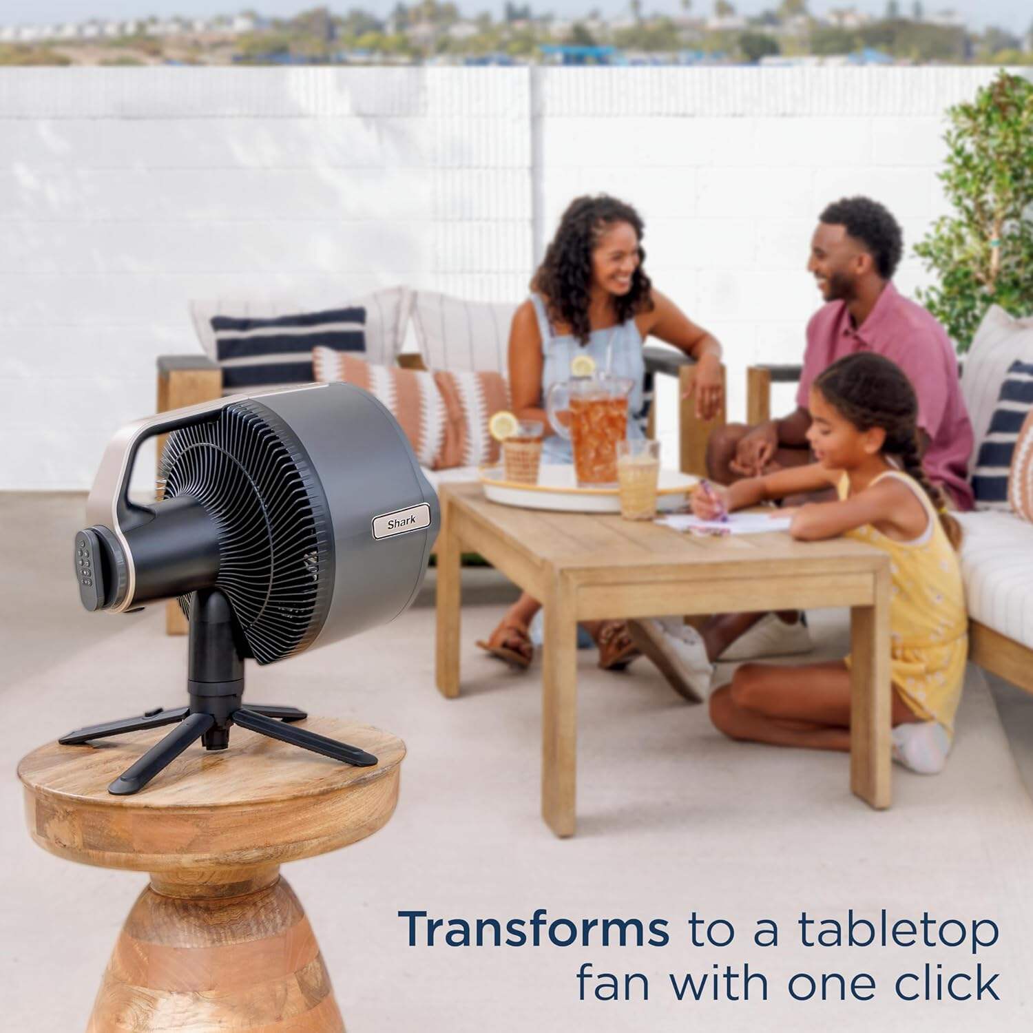 Shark FlexBreeze Pro Mist Fan — Indoor & Outdoor, Integrated Misting