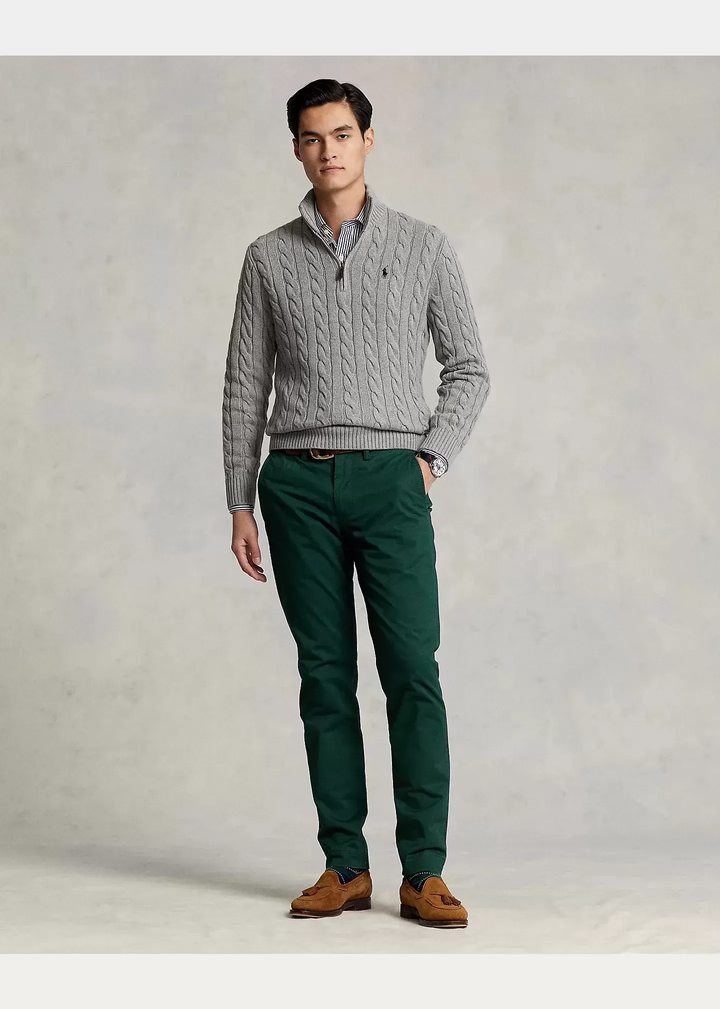 Polo Ralph Lauren Cable-Knit Cotton Sweater