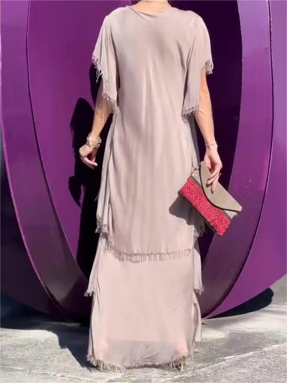 🎁 Last Day Promotion 49% OFF 🔥 Elegant V-neck Maxi Dress