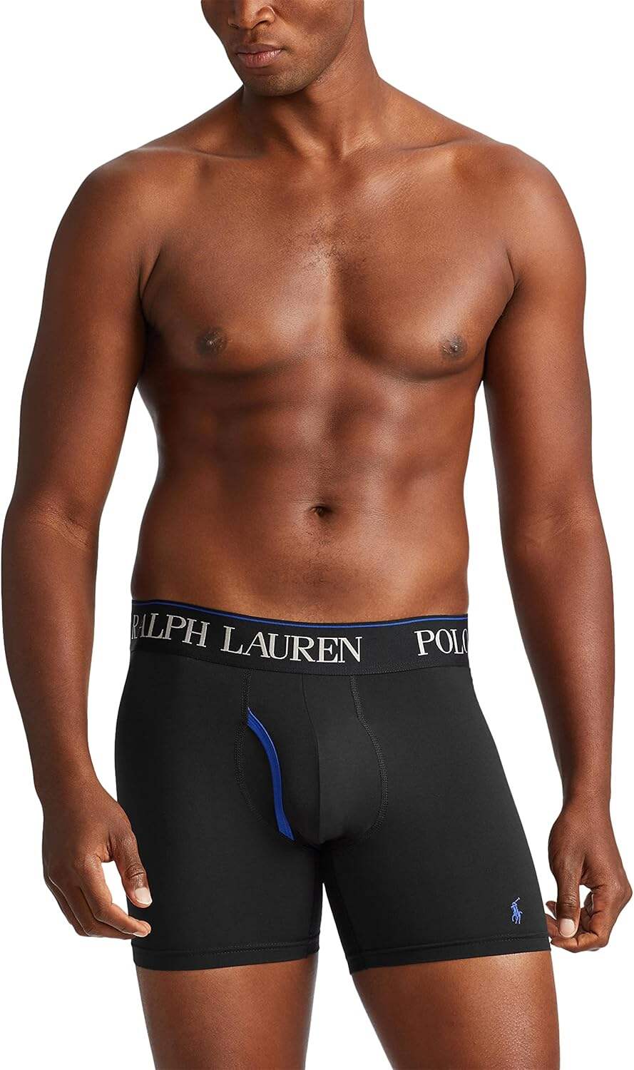 Polo Ralph Lauren Men's 4D Flex Cool Microfiber Boxer Briefs 3 Pack