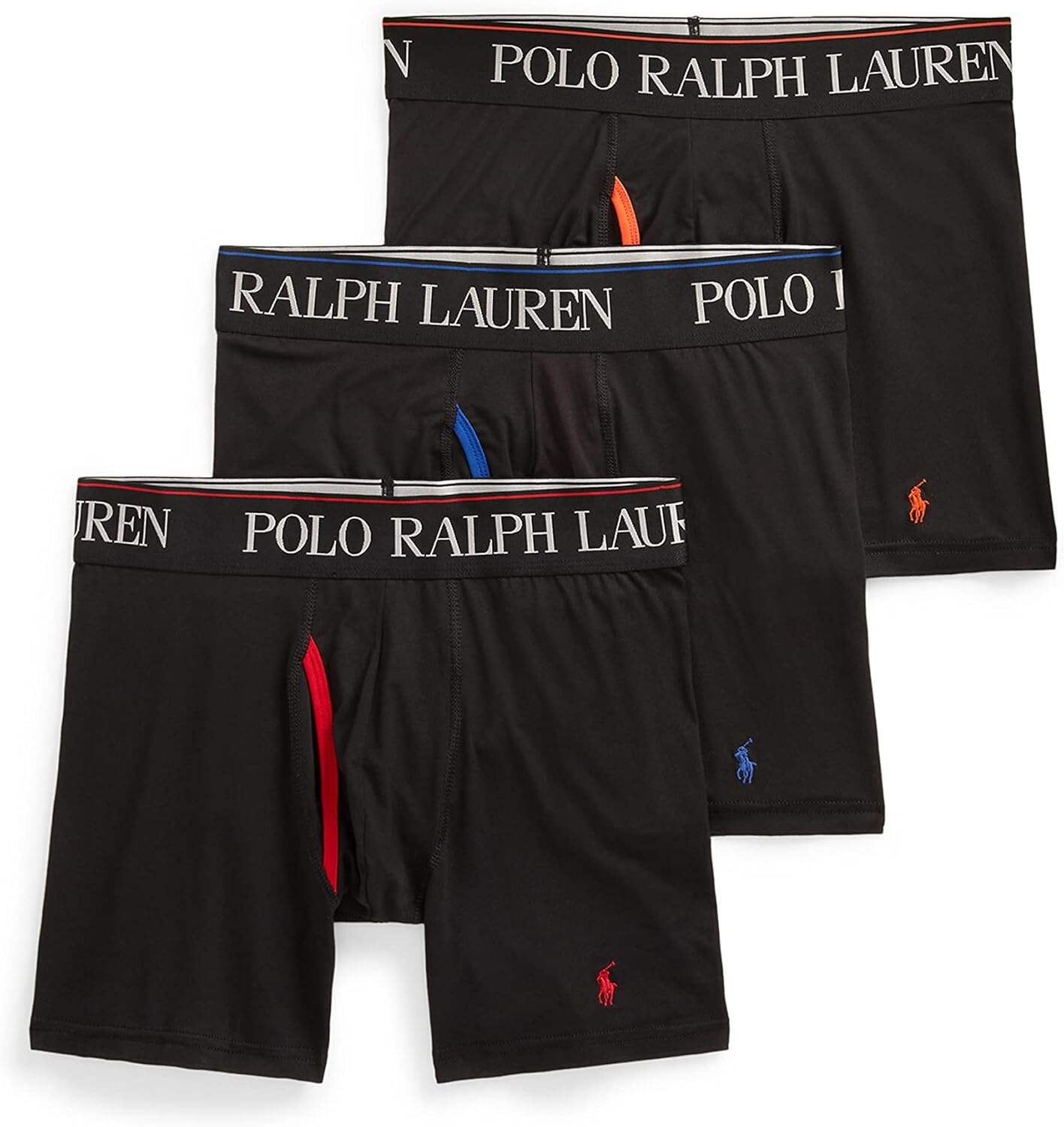 Polo Ralph Lauren Men's 4D Flex Cool Microfiber Boxer Briefs 3 Pack