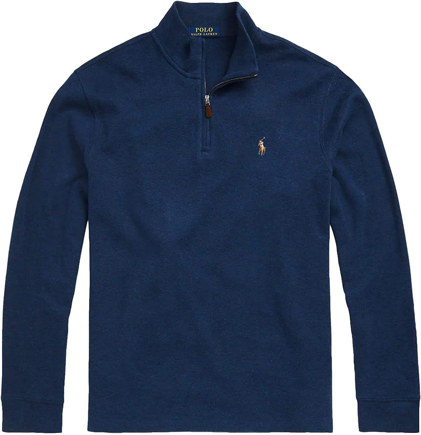 POLO RALPH LAUREN Men's Classic Estate-Rib Quarter-Zip Pullover Sweater