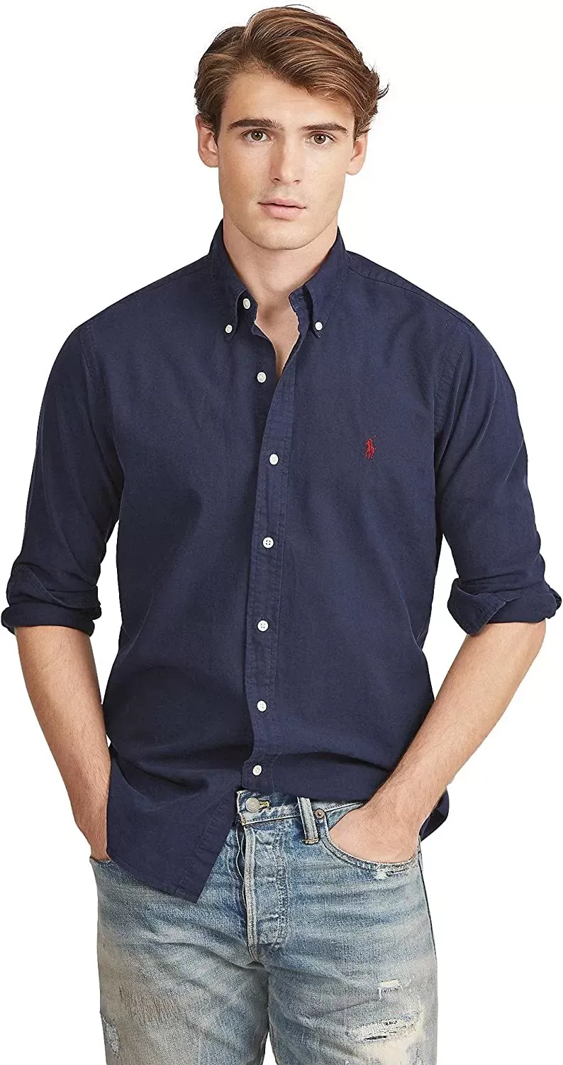 POLO RALPH LAUREN Men's Long Sleeve Classic Oxford Shirt