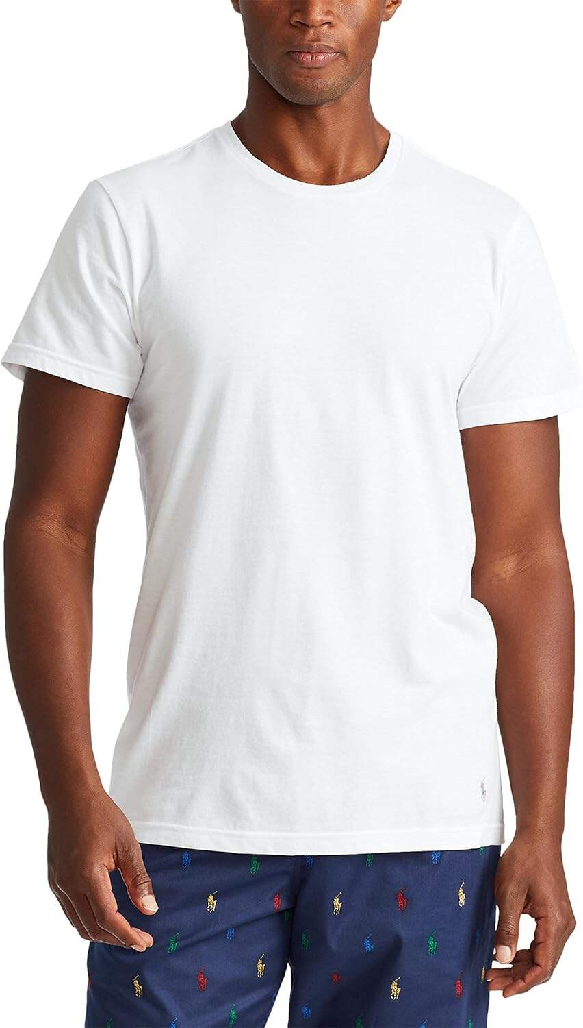 Polo Ralph Lauren Men's Classic Fit Crewneck Shirt (3 Pack)