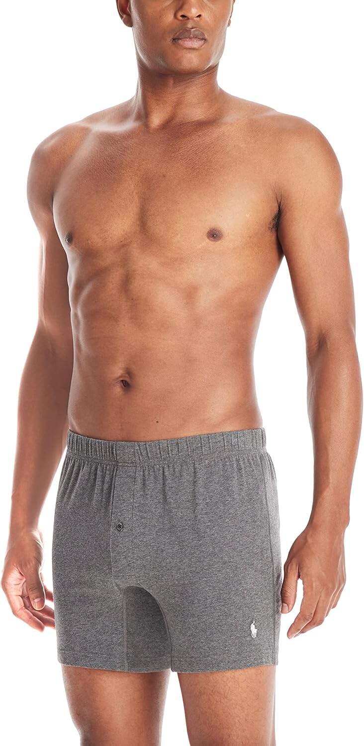 Polo Ralph Lauren Men's Classic Fit Knit Boxers 3 Pack