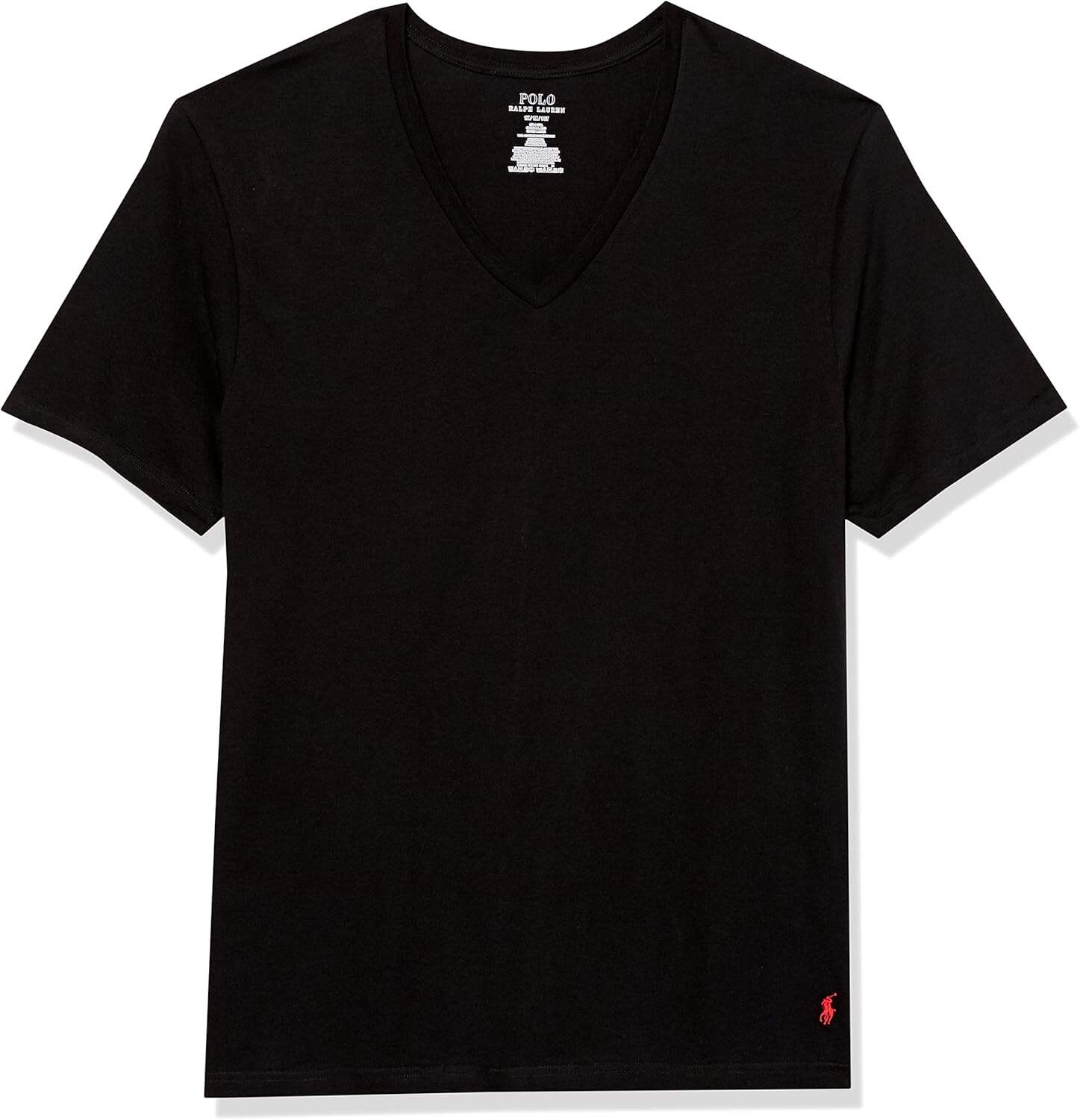 POLO Men's Classic Fit Cotton V neck Undershirt 3 Pack