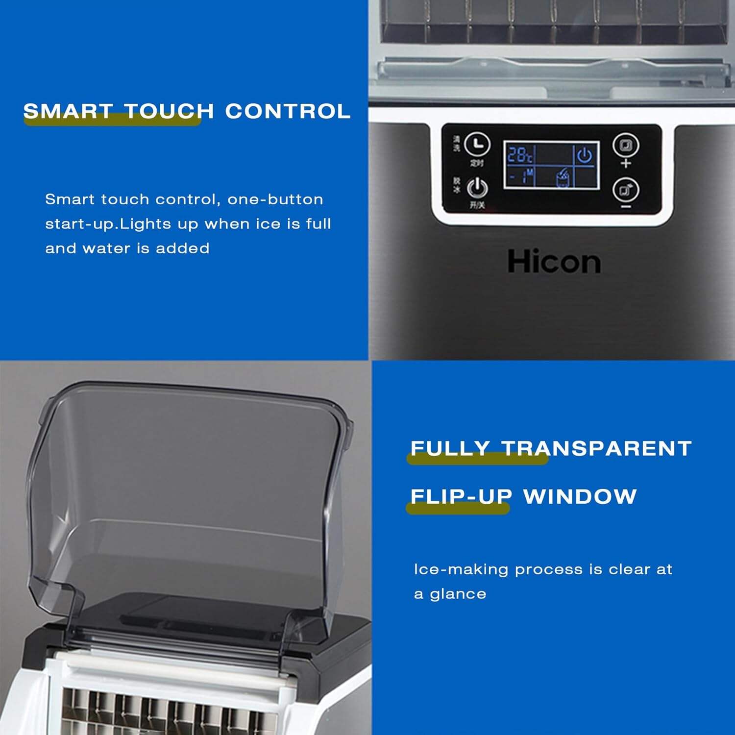 Ice Cube Maker Machine Countertop