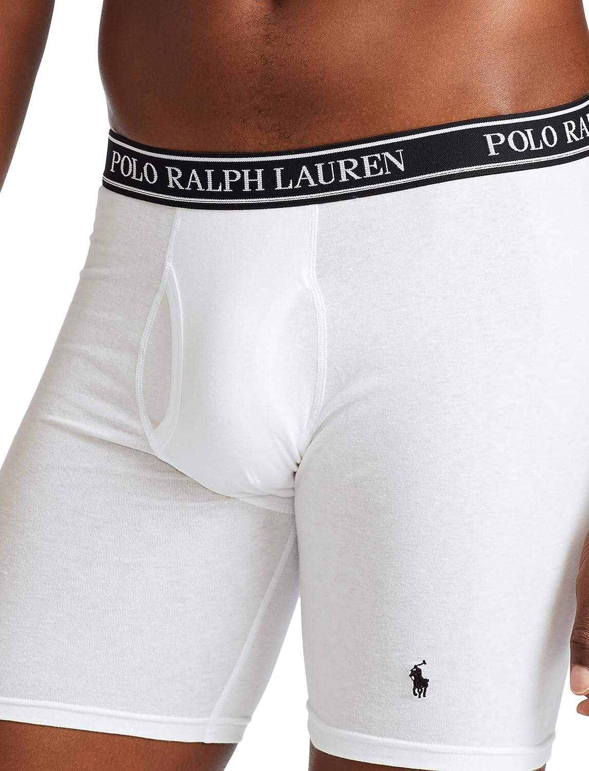Polo Ralph Lauren Men's Stretch Classic Fit Boxer Briefs, Trunks & Long Leg Available, 3-pack