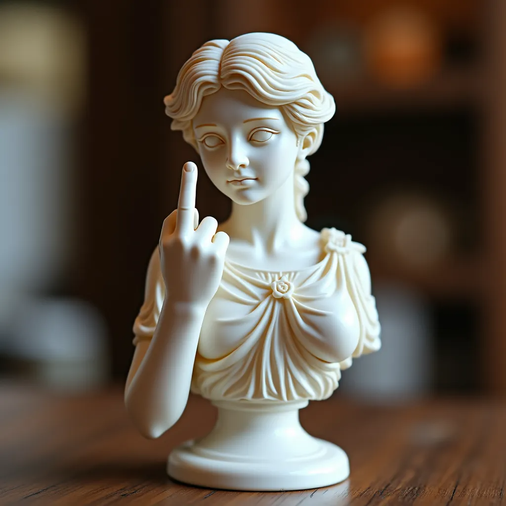 🎨✨ Venus with Attitude – The Original ‘Talk to the Hand’ Icon!