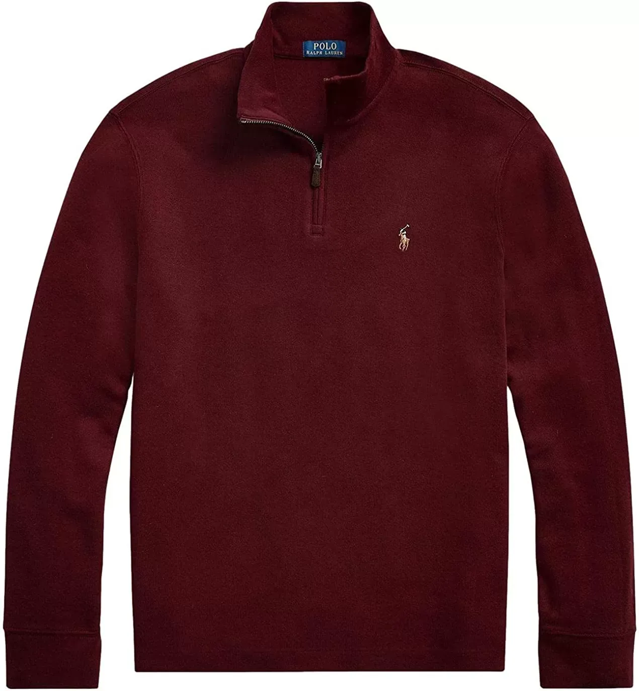 POLO RALPH LAUREN Men's Classic Estate-Rib Quarter-Zip Pullover Sweater
