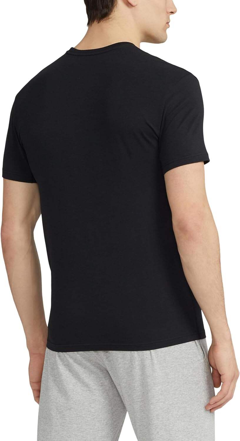 POLO RALPH LAUREN Men's 4d Flex Cooling Ventilation Cotton Modal Crew Undershirts