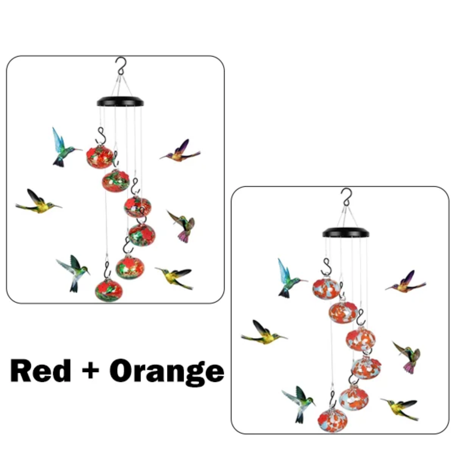 🎁 Hot Sale 49% OFF 🔥 2025 New Charming Wind Chimes Hummingbird Feeders Garden Decor
