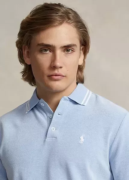 Polo Ralph Lauren Custom Slim Fit Stretch Oxford Mesh Polo