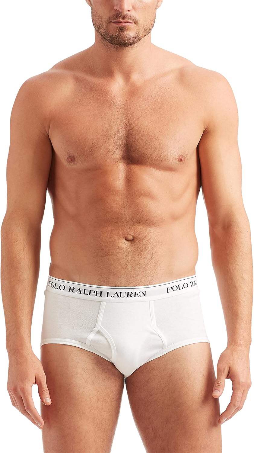 Polo Ralph Lauren Men's Stretch Classic Fit Briefs 4 Pack