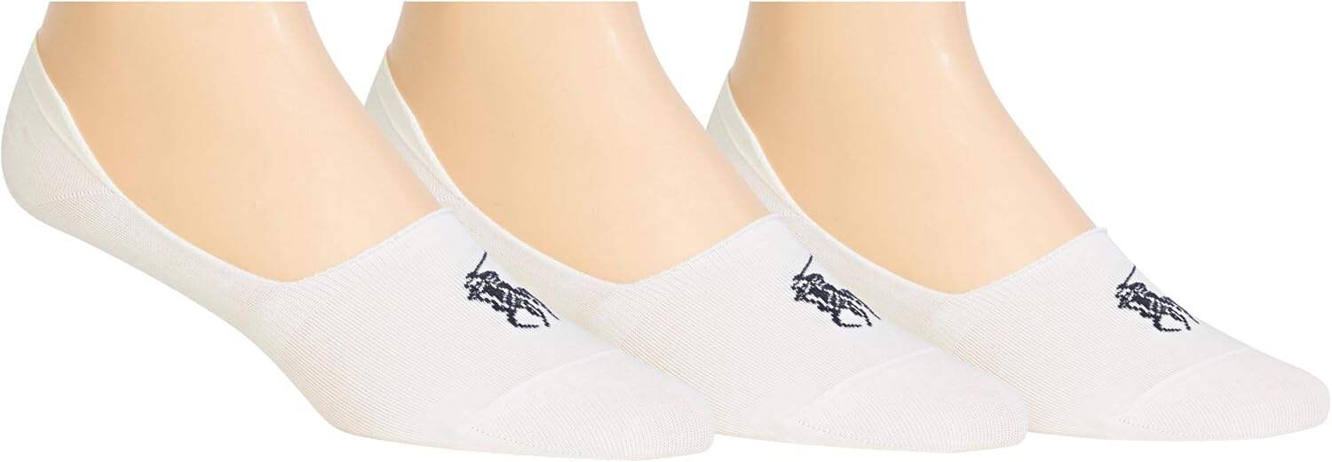 Polo Ralph Lauren Men's Light Weight Liner Socks (3 Pairs)
