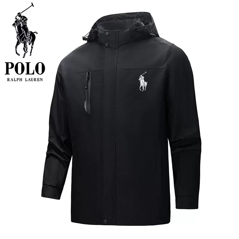 Ralph Lauren Men's Outdoor sports waterproof and windproof hooded jacket