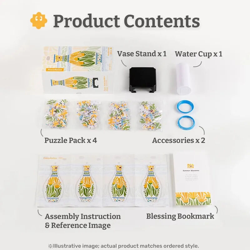 🎄3D Art Puzzle Vase - Store Anniversary Hot Sale