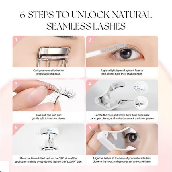 💖Summer Hot Sale - Soft Magnetic Eyelashes All-in-One Box, Reusable