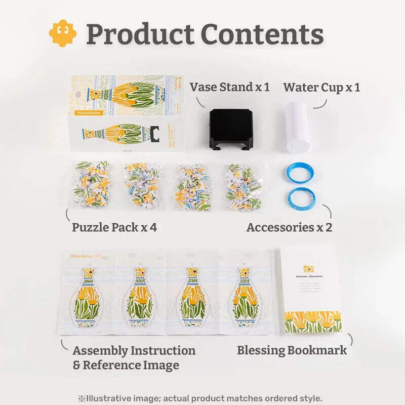 🎄3D Art Puzzle Vase - Store Anniversary Hot Sale