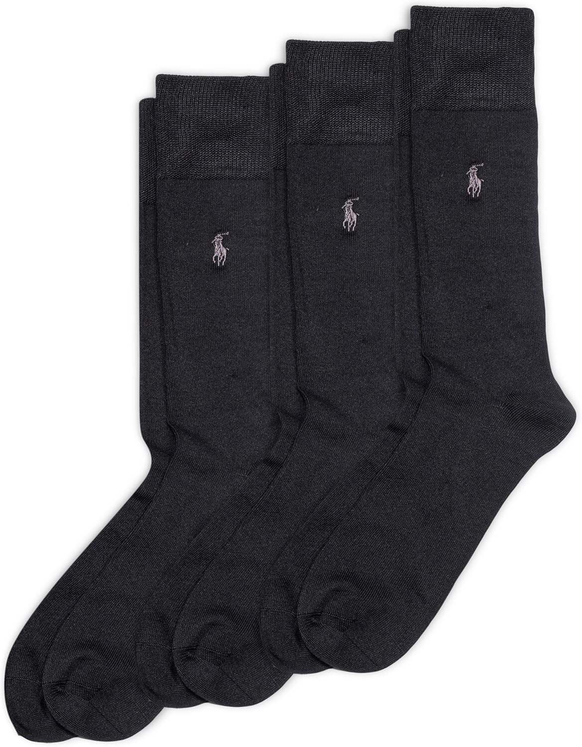 Polo Ralph Lauren Men's Supersoft Flat Crew Socks (3 Pairs)