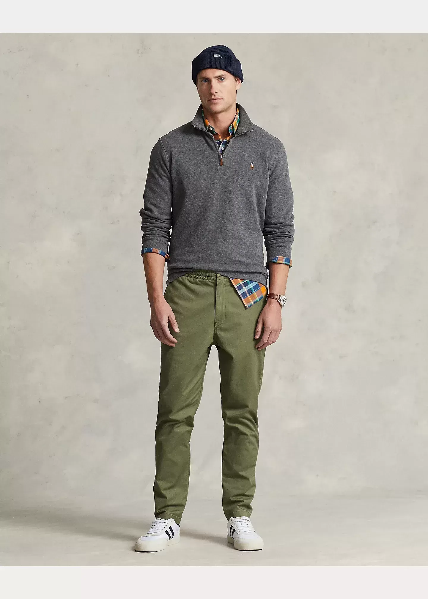 Polo Ralph Lauren Estate-Rib Quarter-Zip Pullover