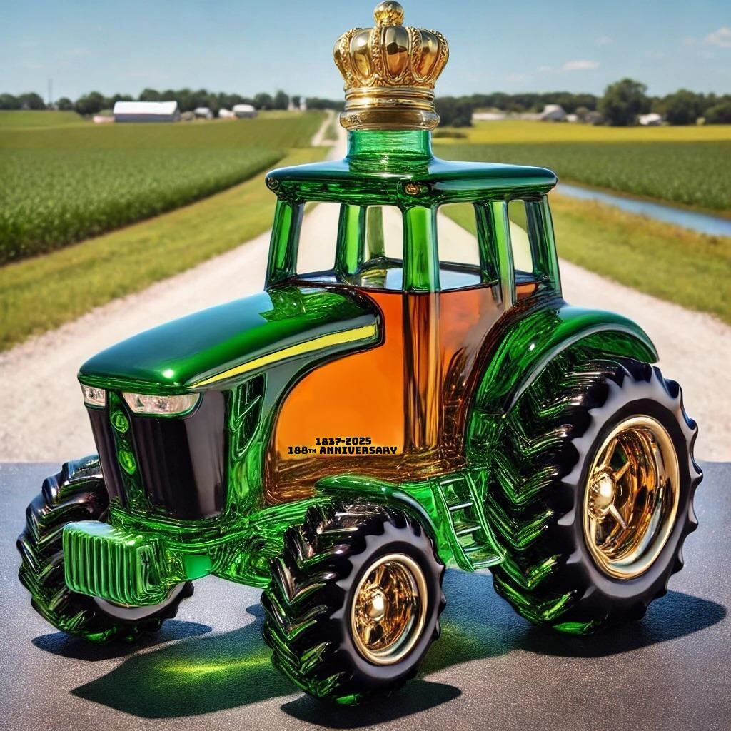 John Deere 188 Anniversary Whiskey Bottle